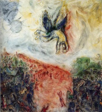 マルク・シャガール Painting - イカロスの堕落 現代マルク・シャガール